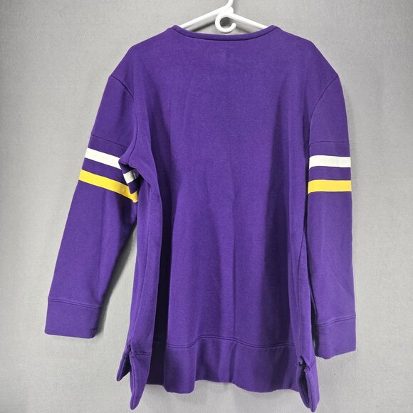 NFL Women's Team Apparel, Minnesota Vikings Sweatshirt, XXL, Purple - Picture 3 of 7